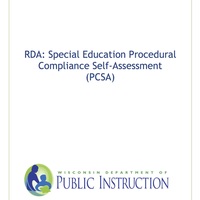 Wisconsin RDA: Special Education Procedural Compliance Self-Asse