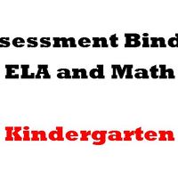 Kinder  ELA  and Math Assessment Binder
