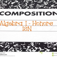 Algebra 1 Honors