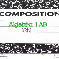 Algebra 1 AB_Semester 2 Notebook 2017-2018