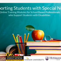 Resources for Online Training Modules for School-based Professio