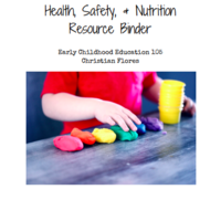 Health, Safety, and Nutrition Resource Binder
