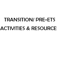 Pre-ETS Activities & Resources Provided by VR Staff