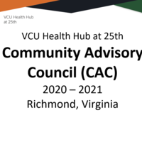 VCU Health Hub at 25th CAC Binder