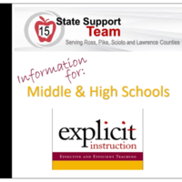 Explicit Instruction - Middle & High School