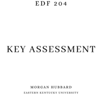 Hubbard EDF 204 Key Assesment