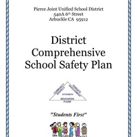 Public Pierce JUSD District Comprehensive School Safety