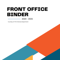 Front Office Binder